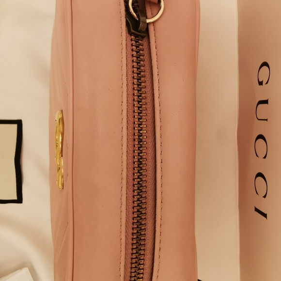 GG Marmont matelassé mini bag （pink) - Picture 3 of 5